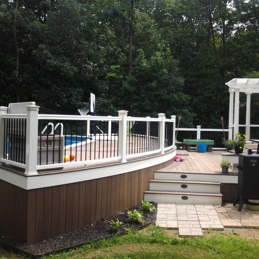TimberTech Decking with Pergola in Glenmoore PA
